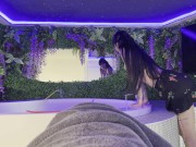 Big boobs Big Ass Skinny Hot and Horny Tattooed Amateur Latina sucks dick in Bath tube before riding it in reverse cowgirl 7/16