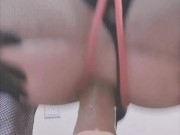 贱母狗用大鸡巴自慰自己的骚烂屁眼肠肉被插翻开爽到冒白浆💦❤️ - Screenshot 13 of 16 - Fishnet
