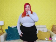 Amazing BBW redhead Leia Saez is desperate for Don Jorge's OLD COCK! 2/16