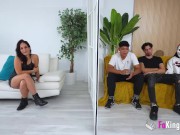 Amazing sexy Blind Date with Rebeka Rock and several young rookies! 5/16