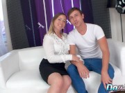 Hotwife Bibi Fox Cuckolds Her Man 1/16