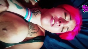 Trans Girl and Her Curvy Girlfriend Go Wild in Homemade Video