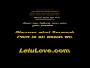 Big boobs babe striptease dance in bra panties & masturbating vibrator orgasm b4 live BJ & missionary creampie - Lelu Love 16/16