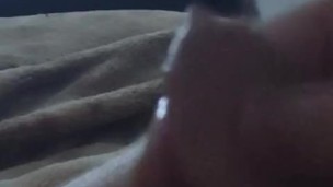 Playing with soft dick while edging