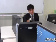 JAVHUB Busty JAV girl Mahiro Yozora fucks her boss 1/16