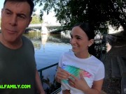 STEPDAD & STEPSON Tag Team CHEATING Slut Claudia Bavel in HARDCORE FOURSOME w Kira Queen 3/16