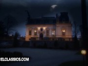 Intense trio and DP with a busty brunette 1/16