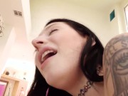Tattooed Cutie Brunette Raven Lane Pussy And Anal Fucking 8/16