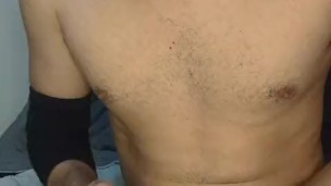 Jerking off my big cock