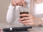 Slim4k - Tattooed BF shares his girlfriend in DP with a friend 1/16