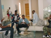 BLACKED Babe fucked in BBC gangbang 3/16