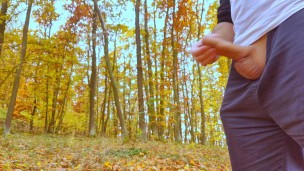 Four ruined orgasms in the middle of quite forest