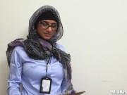 MIA KHALIFA - Bombshell Mia Khalifa Gets To Answer Her Friend's Questions With A DIck Challenge 16/16