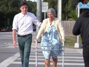 Hot Horny Grandma Public Sex, Busty Granny Squirts After Intense Orgasm From Helpful Creeper 2/16