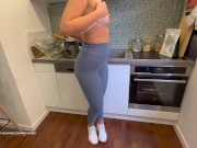 Gym Couple Dry Humping in Kitchen after Workout 16/16