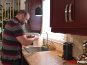 A Tattooed Babe is Nailed by the Pumber's Big Pipe 1/16