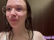 18yo Teen masturbates and pisses at the public pool! 1/16