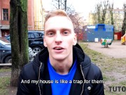 TUTOR4K. Funny student fucked married mature teacher in white stockings 2/16