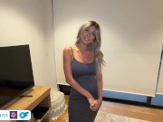 Step Brother helps me relax before my job interview and gives me a BIG CUM LOAD 1/16