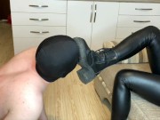 FULL VIDEO!!!  Trampling in boots and fetish of dirty boots. 5/16