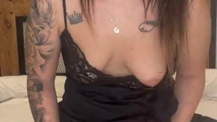 Ass play dildo, feet and cream