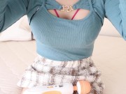 ついに顔出し！？ 電マでイキ狂う女子 - Screenshot 13 of 16 - 素人