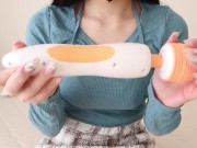ついに顔出し！？ 電マでイキ狂う女子 - Screenshot 2 of 16 - オナニー