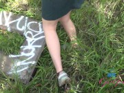 POV and behind-the-scenes production hanging out with Violet Viper smoking and hanging out no panties 7/16