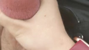 Jerking off in my car