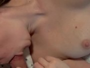 Stepsis gives the best morning blowjob 13/16