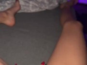 🔥 Milf playing with her shaved pussy 3/16