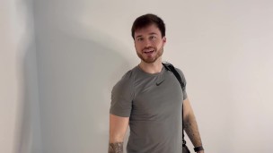 Fat humiliation - ex jock reunited to team mate