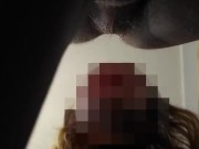 She licks my ass and then sucks my cock deep, rimming and blowjob 12/16