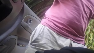 Rapidin arriesgado jugando en el auto, en plena calle