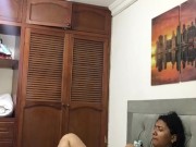 Horny girl masturbating until orgasm. 16/16