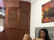 Horny girl masturbating until orgasm. 5/16
