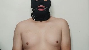 Masked Boy Jerking Off