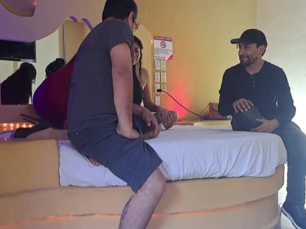 Intercambio en cancun pareja real.