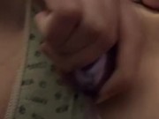 Scouse Bella solo vibrating rabbit play orgasm 10/16