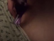 Scouse Bella solo vibrating rabbit play orgasm 15/16