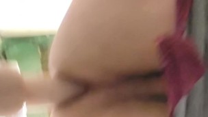 Little fun at public toilet