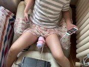 碎花裙娇弱男娘大战高速炮机三百回合！被榨到连续数十次高潮！浪叫连连！酥麻晕厥！爽到极致冲刺达到长时间射精！ 6/16