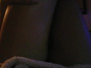 Teen Thighjob Legjob Cumshot her POV cum on shaved teen legs 16/16