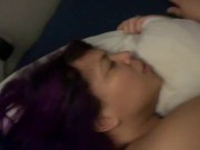 Thick ass Latina enjoys being party slut