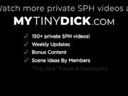 The beauty masseuse calls his small penis different names 1/16