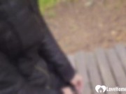 Sexy schoolgirl gets dicked in the woods 1/16