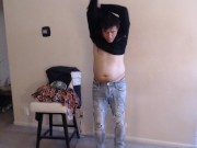 Let's All Worship as This Muscle Dude Takes off All His Clothes and Jerks! 2/16