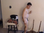 Stripteaser XXX Pornstar Mike Let's His Guard Down! 4/16