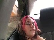 I ate my coworker's delicious pussy in the back seat of an Uber