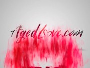 The busty hot woman shows what she has and takes her beautiful big tits out of her lingerie, the guy starts kissing her. 1/16